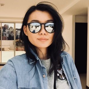 ray ban erika mirrored sunglasses 